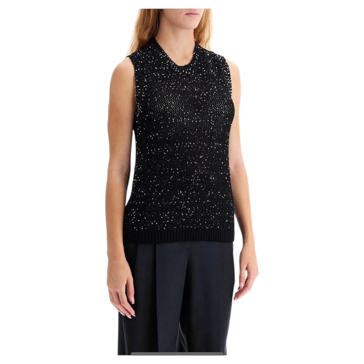 Golden Goose Knitted Vest with Sequins - 10