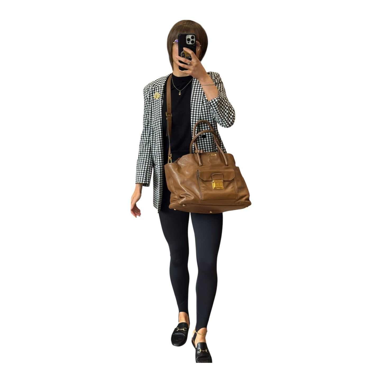 Miu Miu Vitello Tote Shopper