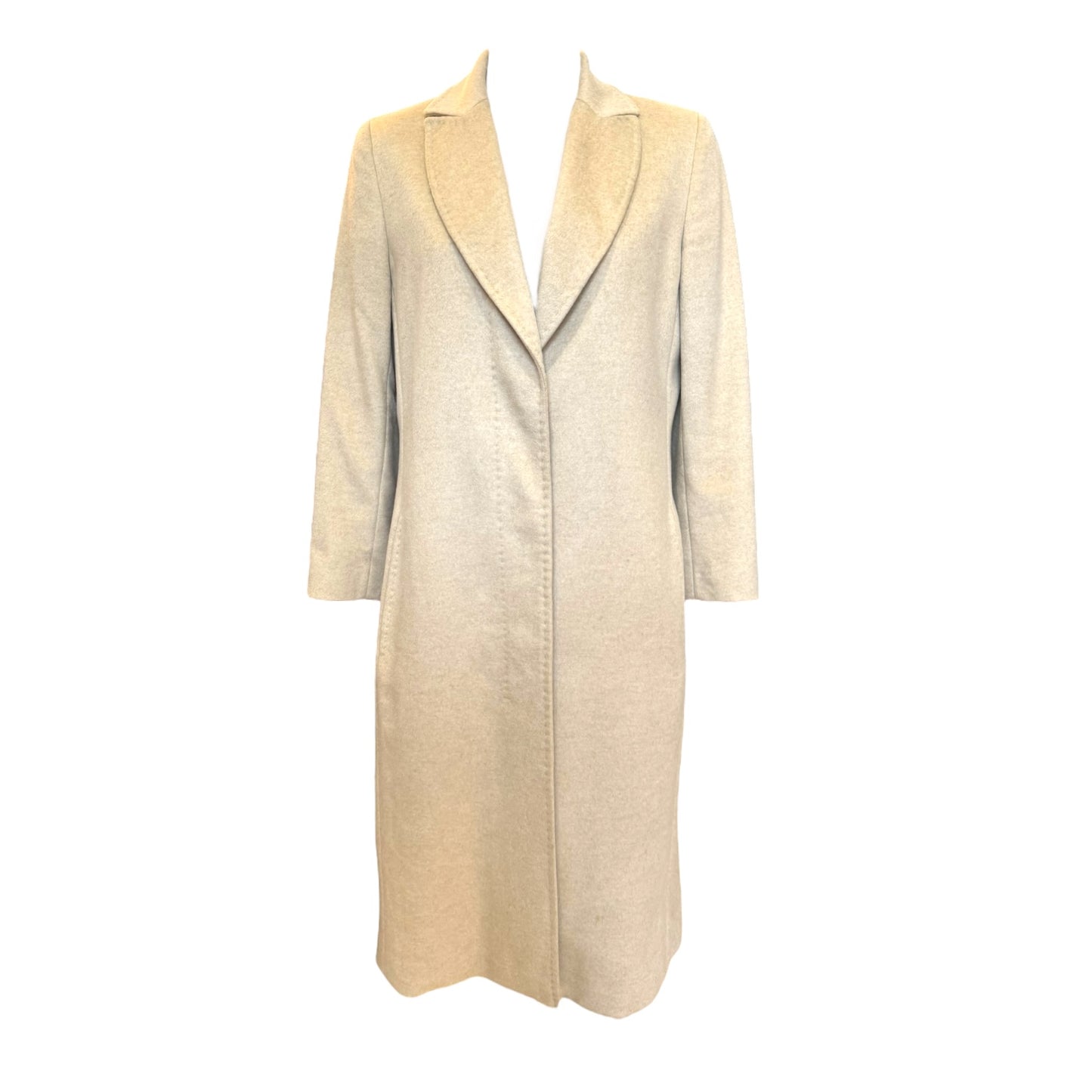 Max Mara Studio Beige Cashmere Coat - 10