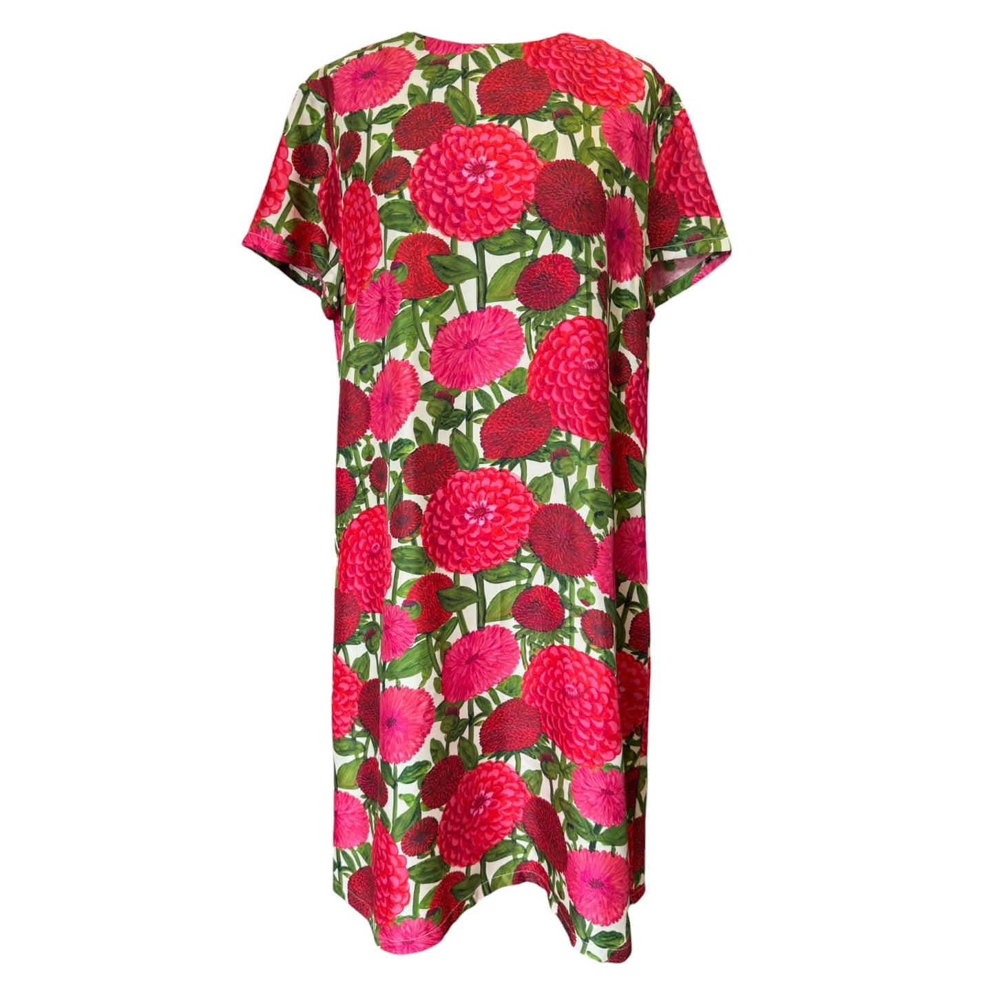 La Double J Silk Mini Swing Dress in Pink Dahlia - 12/14