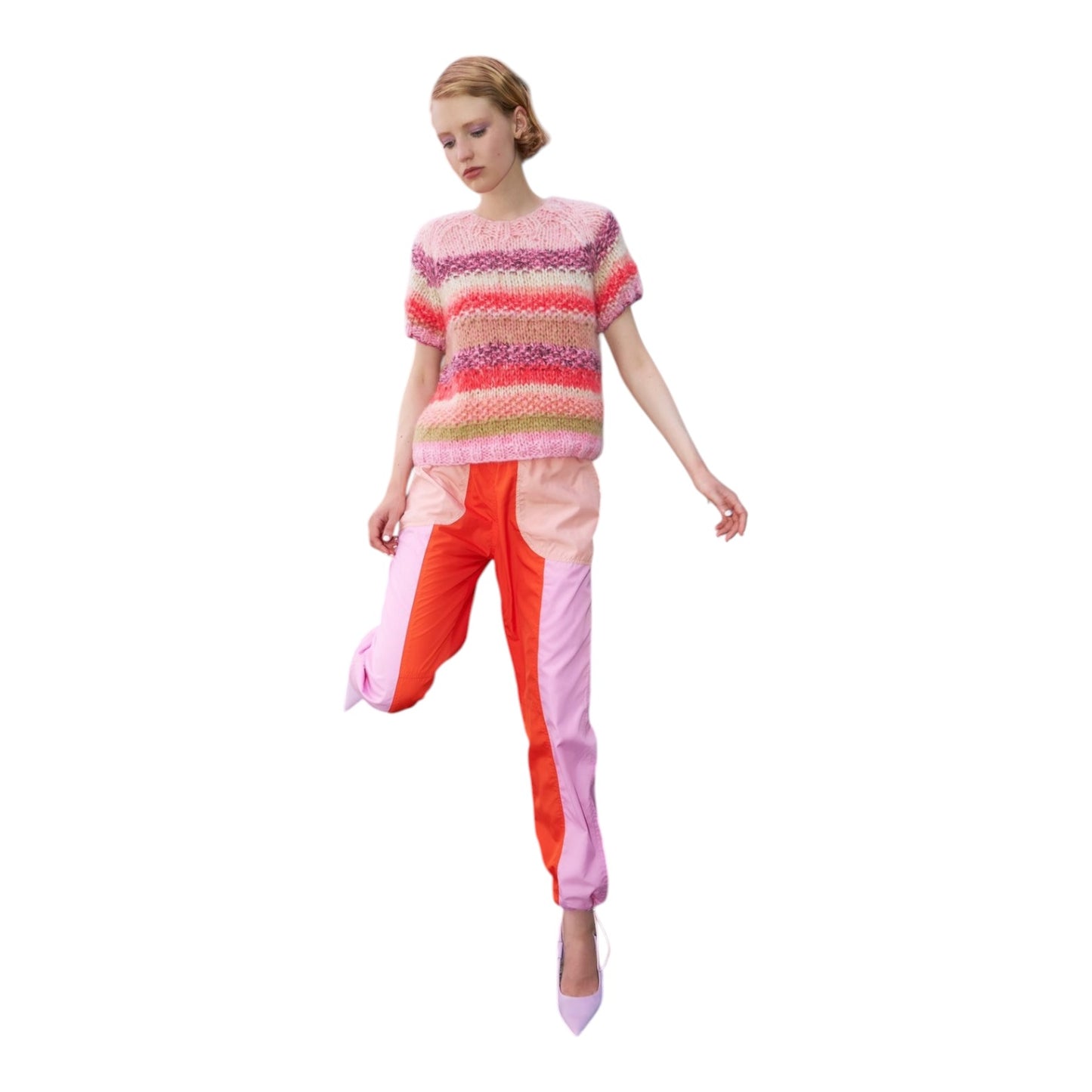 Dawn X Dare Estelle Multi 919 Pink Sun Jumper - 12/14