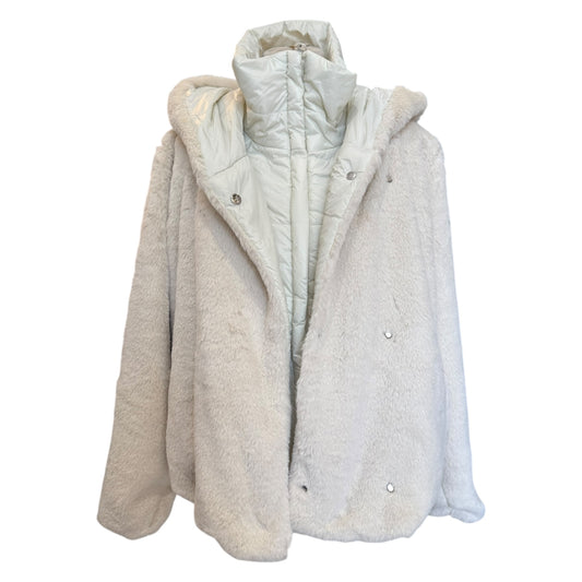 Herrlicher Cream Faux Fur Jacket - 12/14