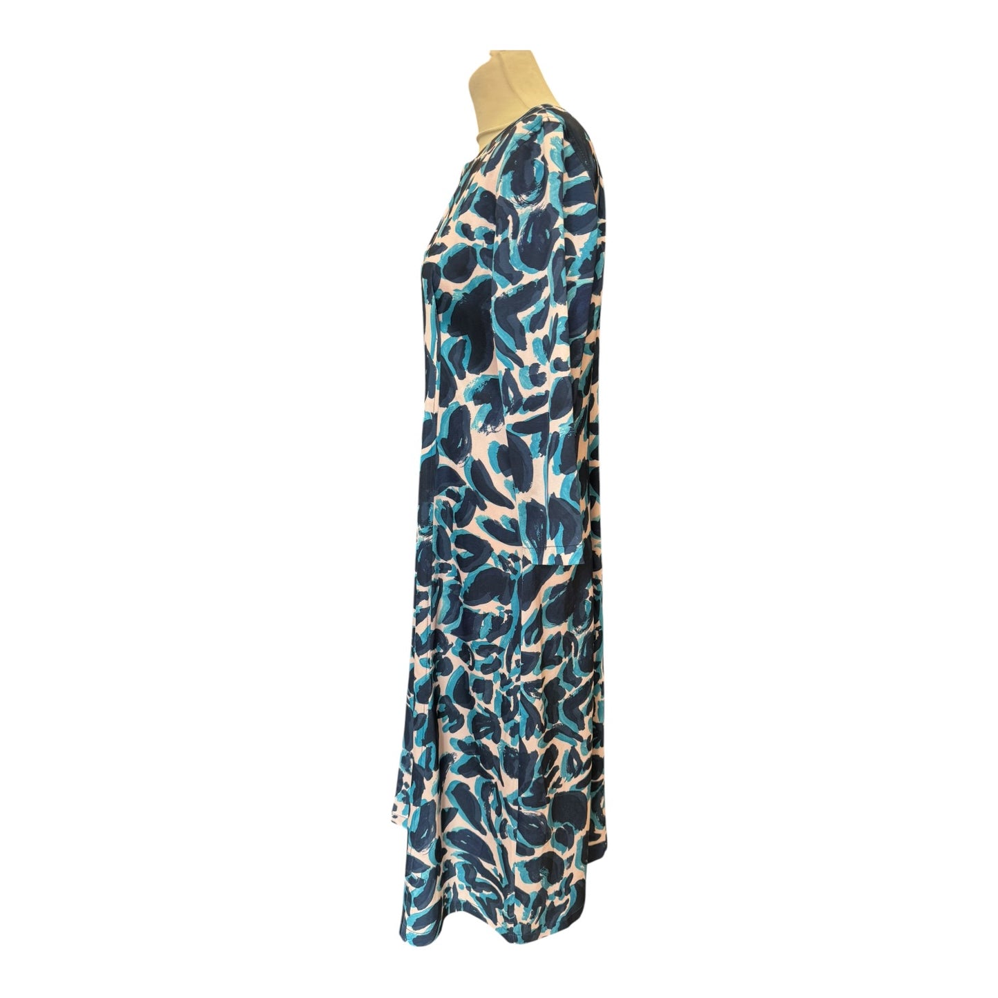 Stine Goya Blue Animal Print Dress - 14