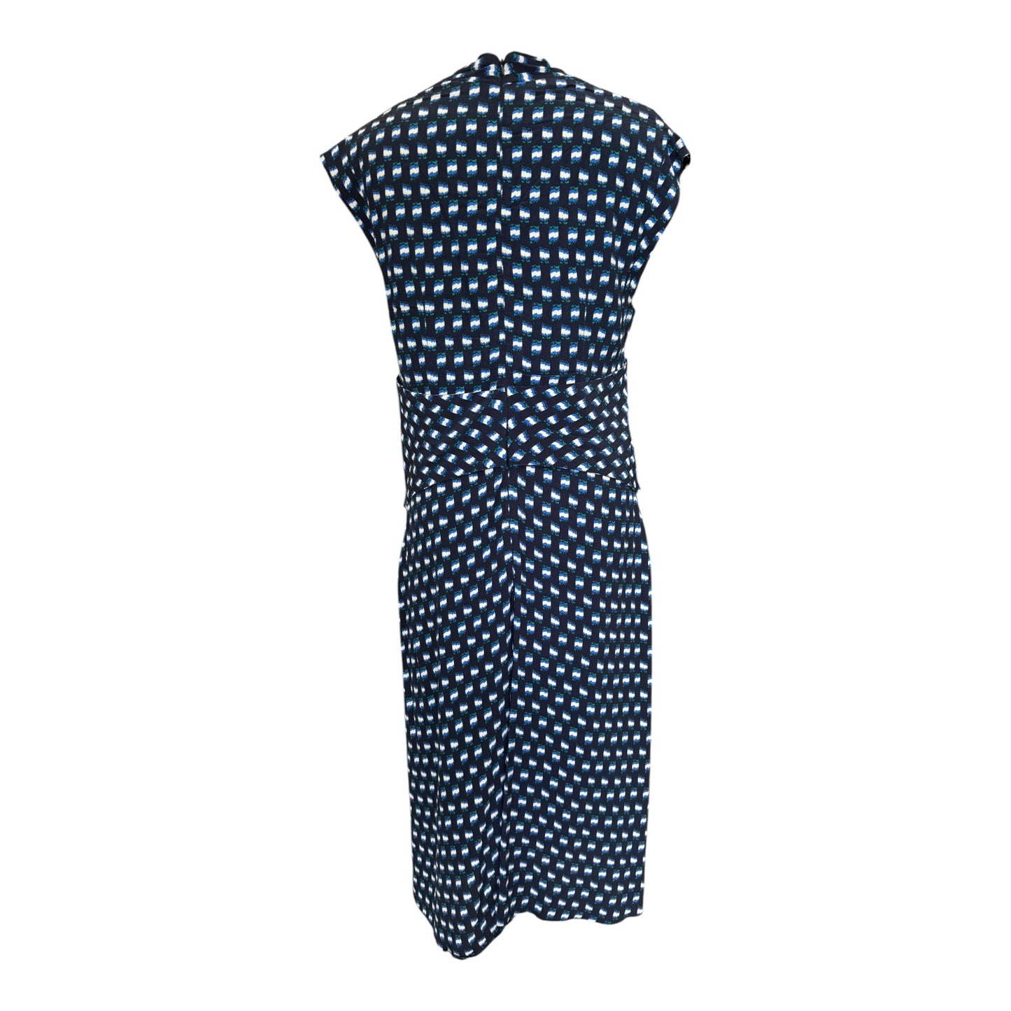 The Fold Navy and Blue Patterned Dress - 12