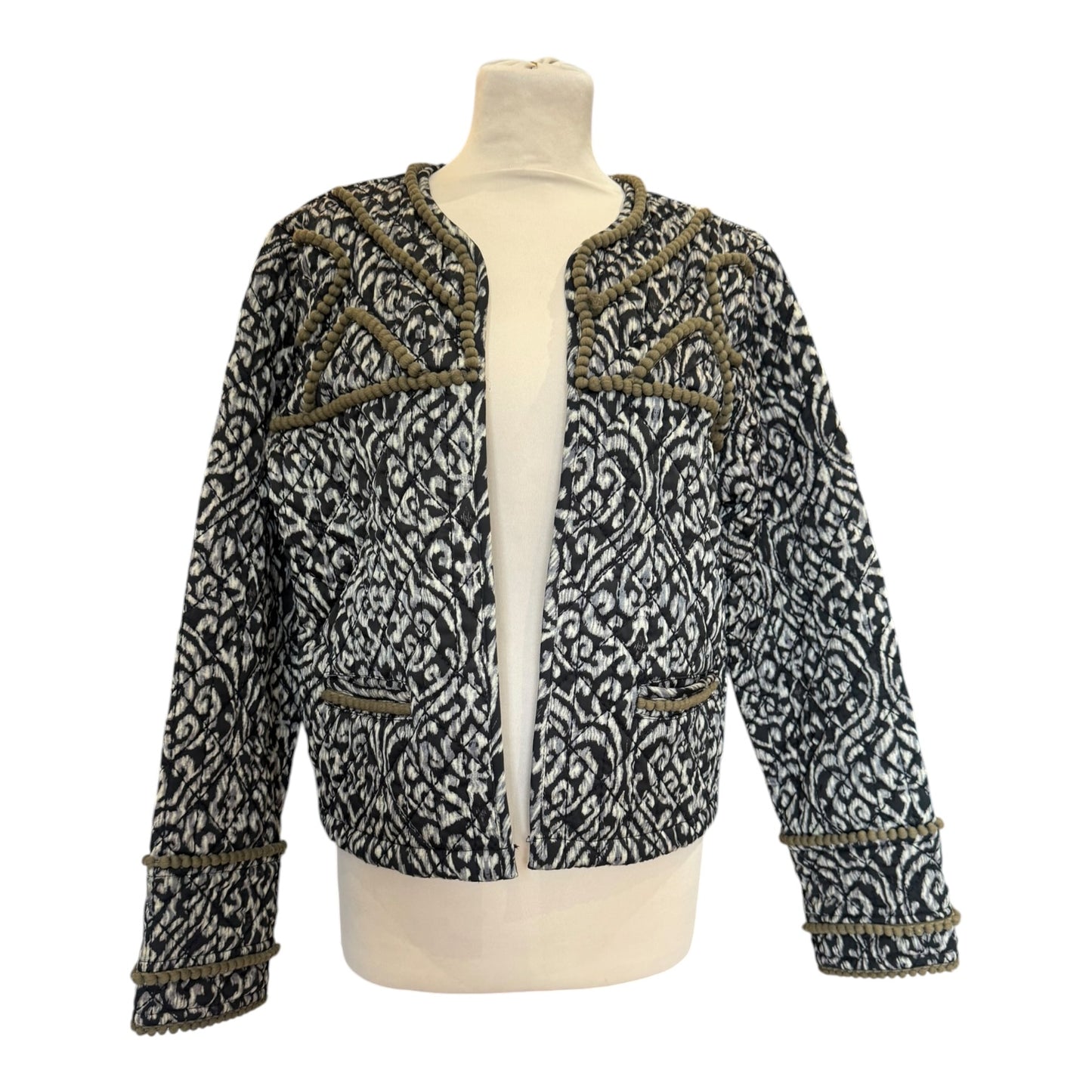 Summum Lightly Quilted Print Jacket - 12
