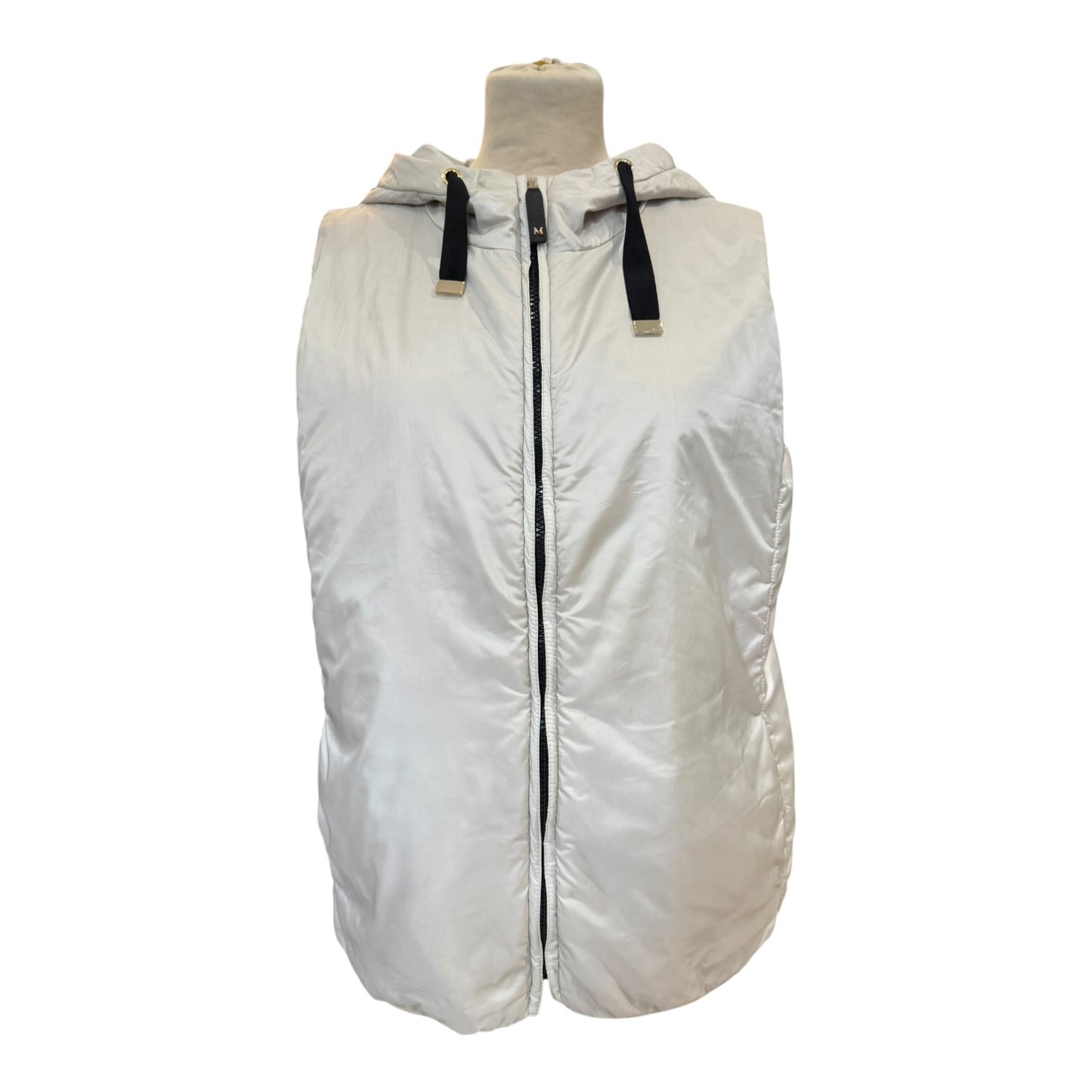 Max Mara Beige Greengo Drip-Proof Canvas Gilet - 12/14