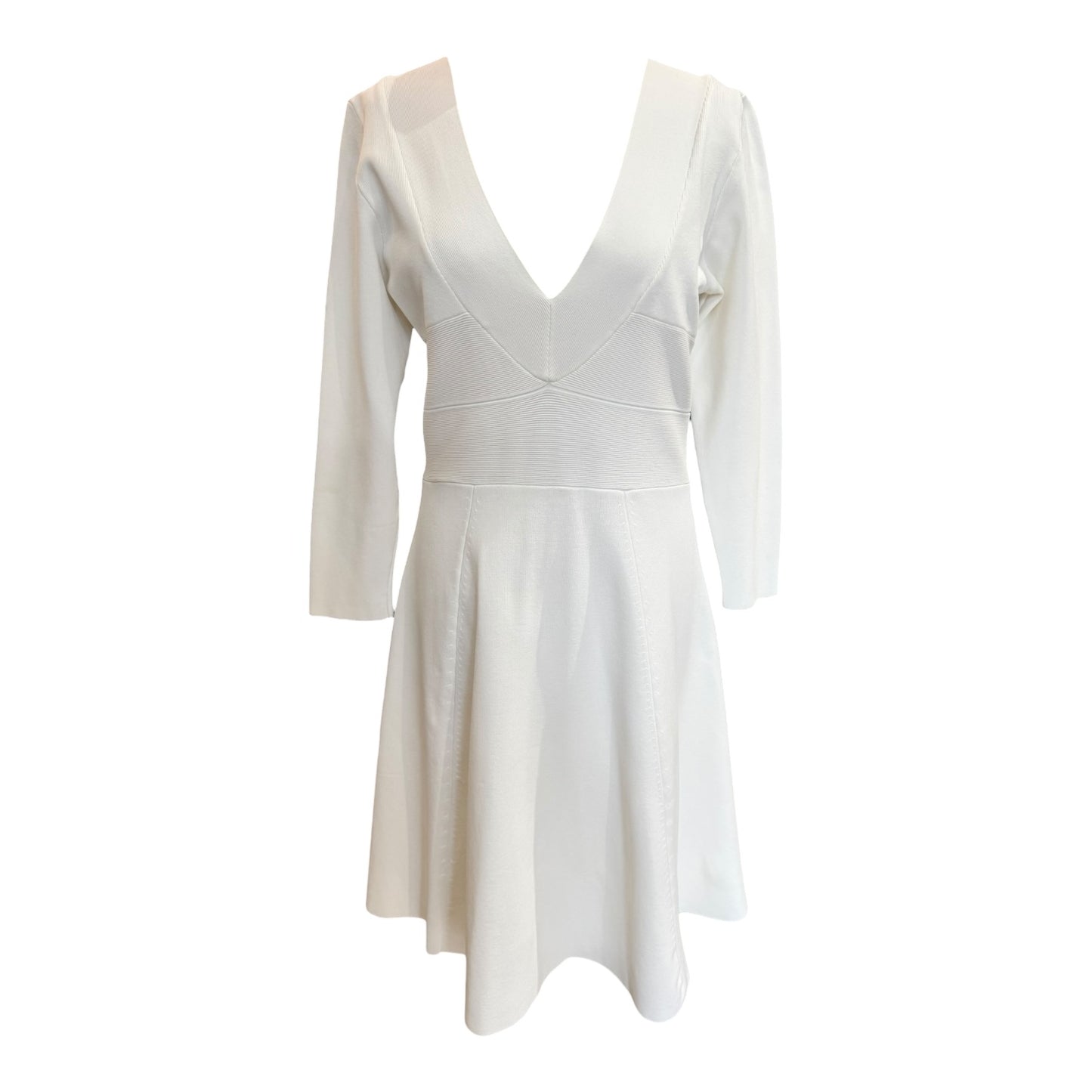 Reiss Jen White Knit Dress - 12