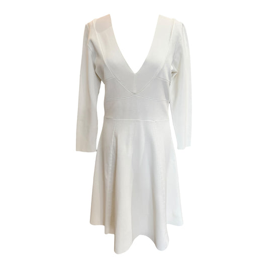 Reiss Jen White Knit Dress - 12