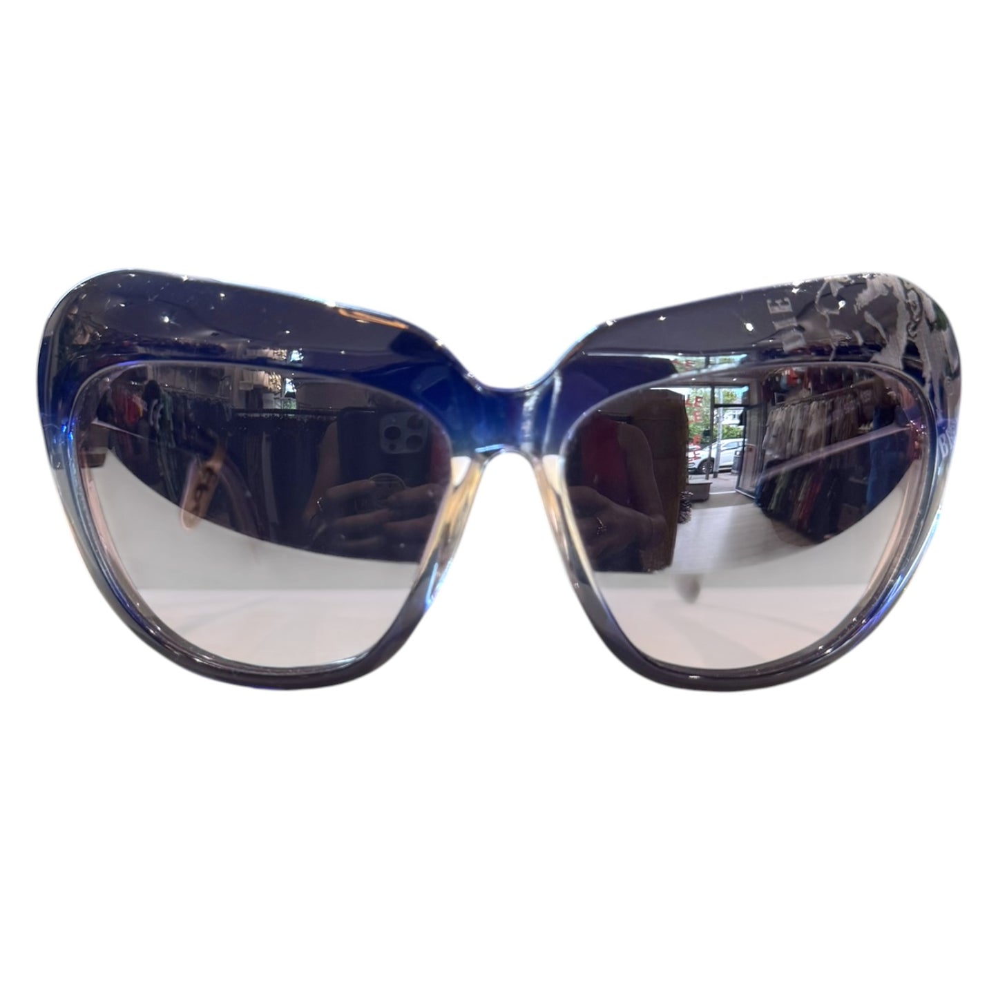 Diesel Blue Oversized Sunglasses