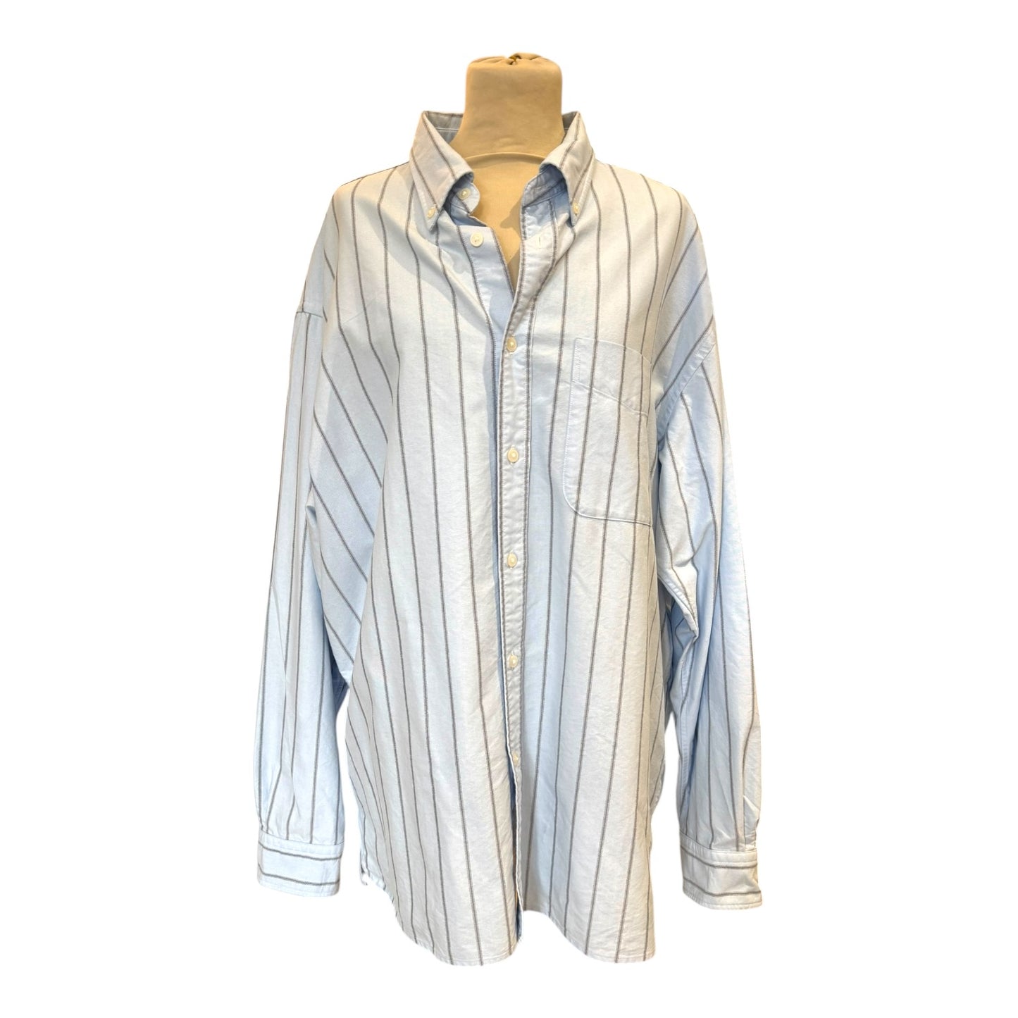 JW Anderson x Uniqlo Blue Stripe Shirt - 18/20
