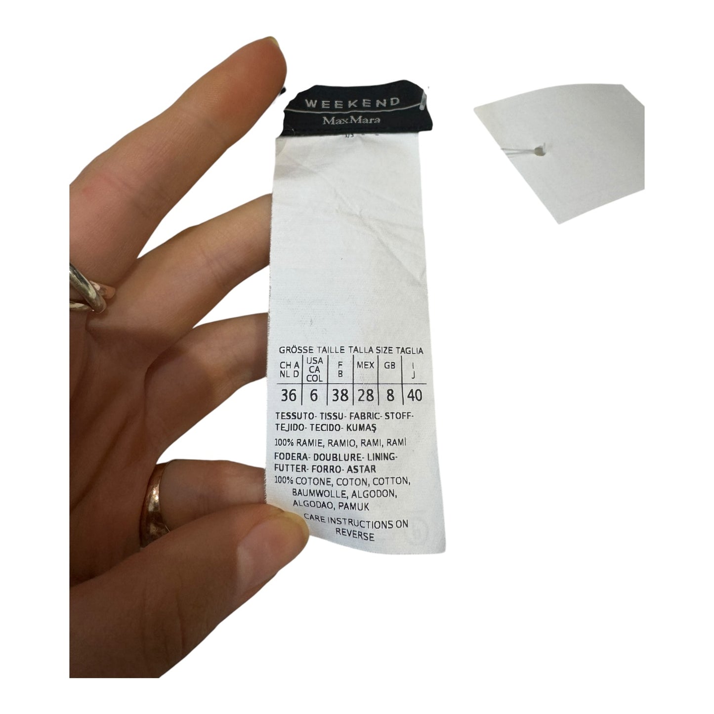 Weekend Max Mara Ramie Canvas Dress - 8