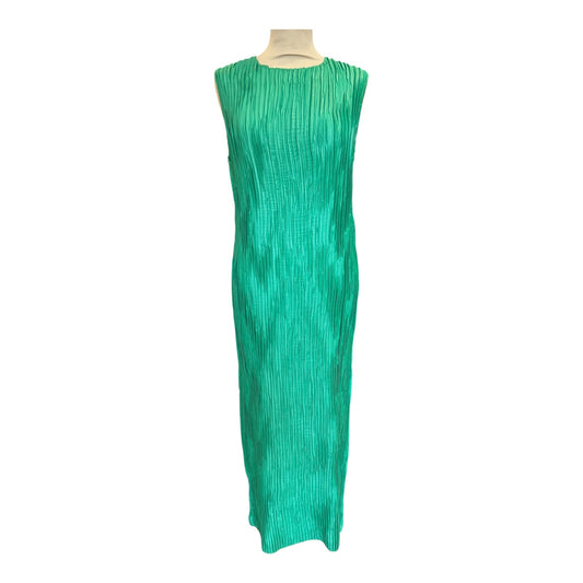 Alysi Green Crinkle Dress - 16