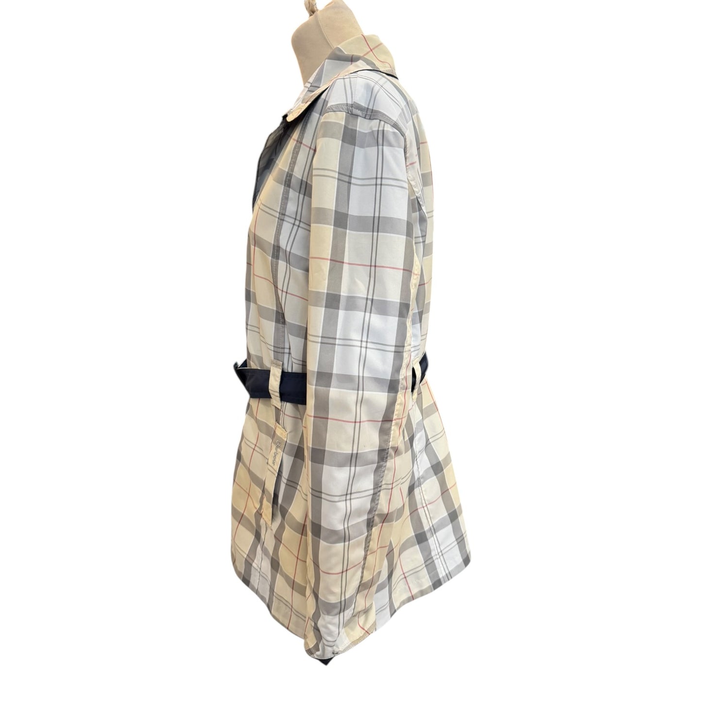 Barbour Navy and Check Reversible Coat - 18