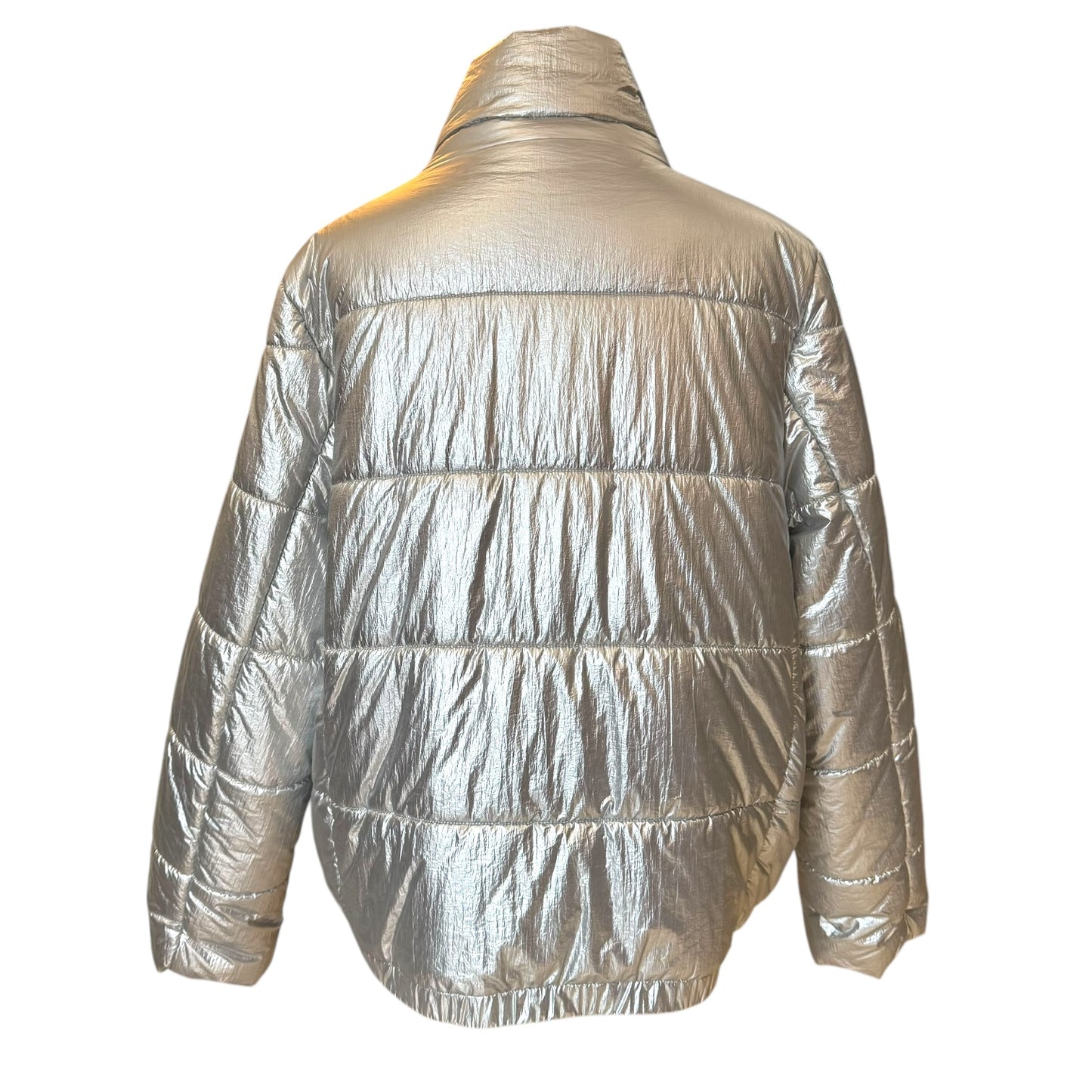 Marina Rinaldi Silver Padded Jacket - 20