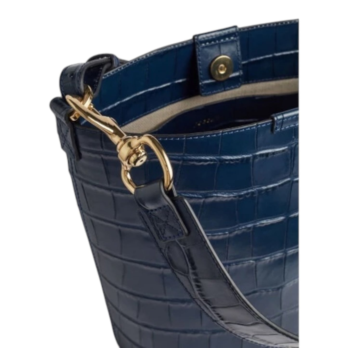 Jigsaw Blue Kenton Leather Bag