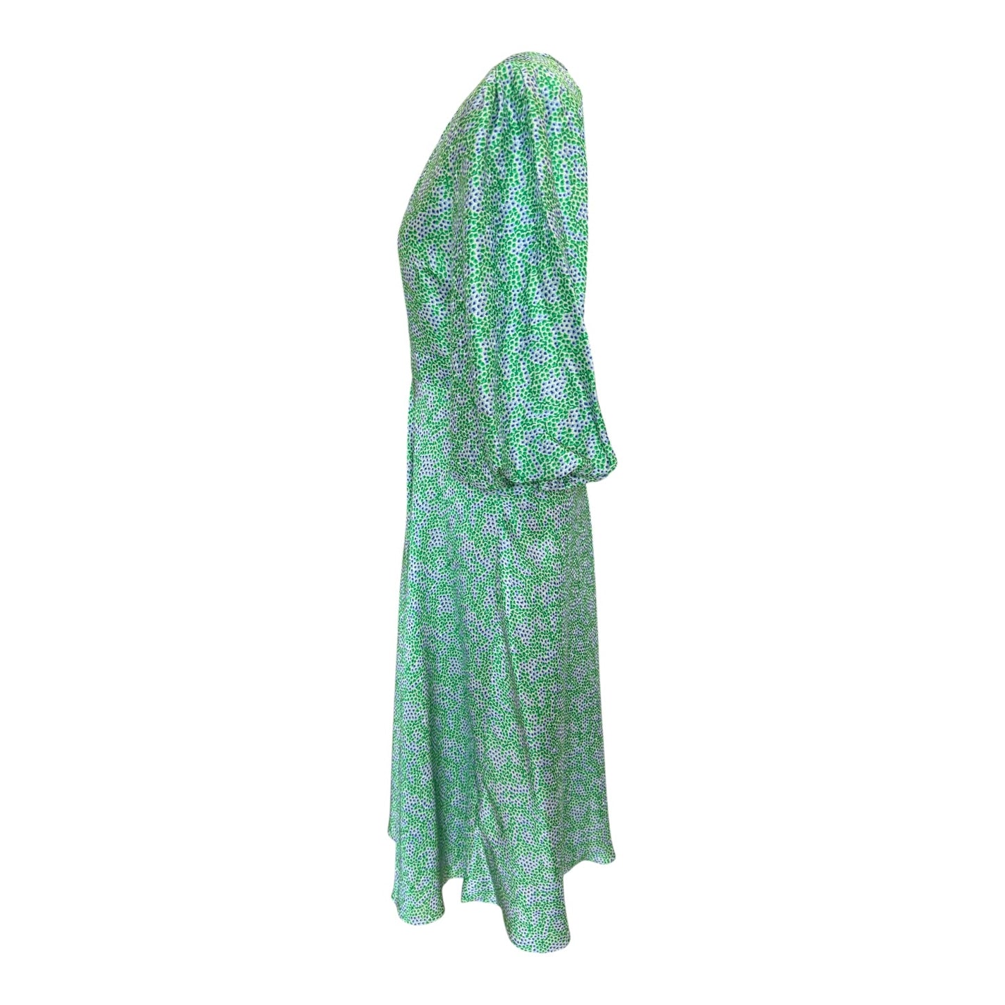 LK Bennett Lola Blossom Green Dress - 10 Petite - NEW