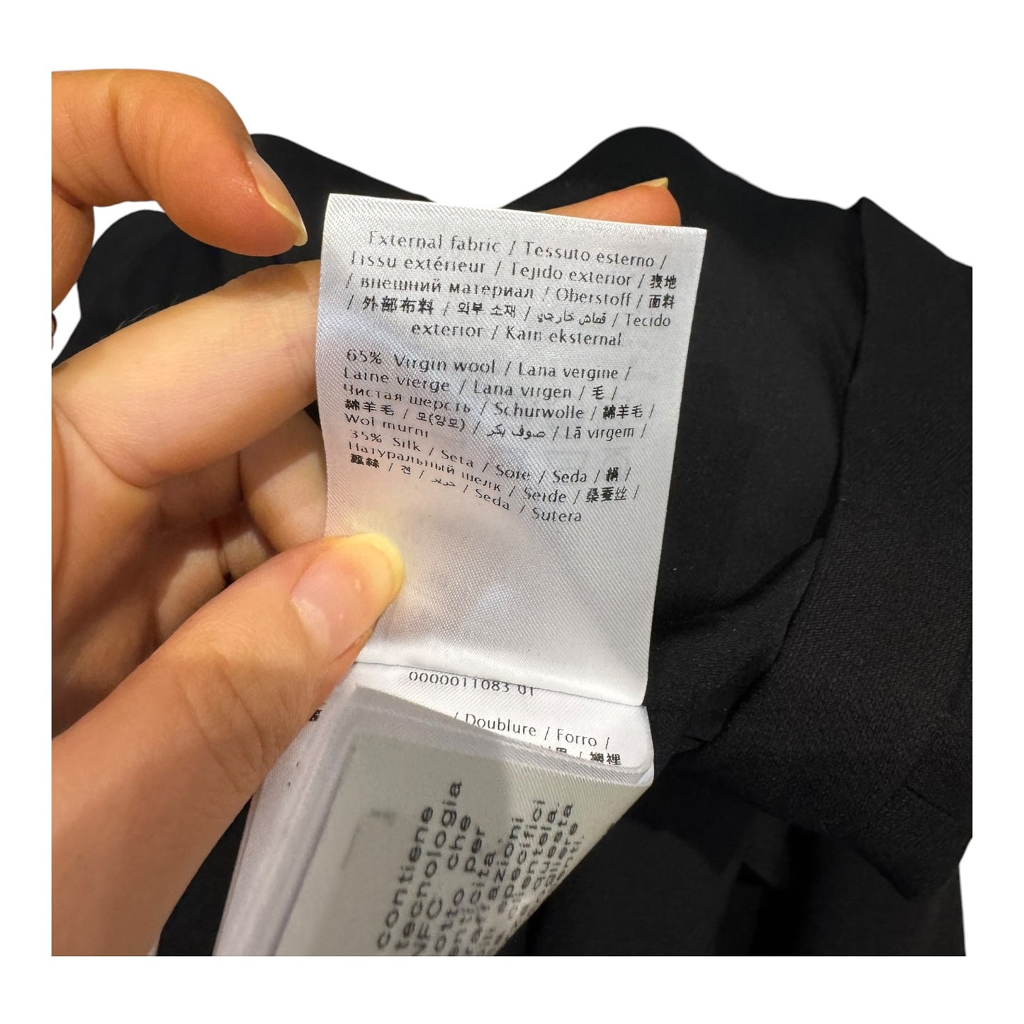 Valentino Virgin Wool and Silk Mini Skirt - 8/10