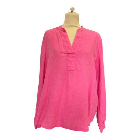 Gerry Weber Pink Collarless Blouse - 20