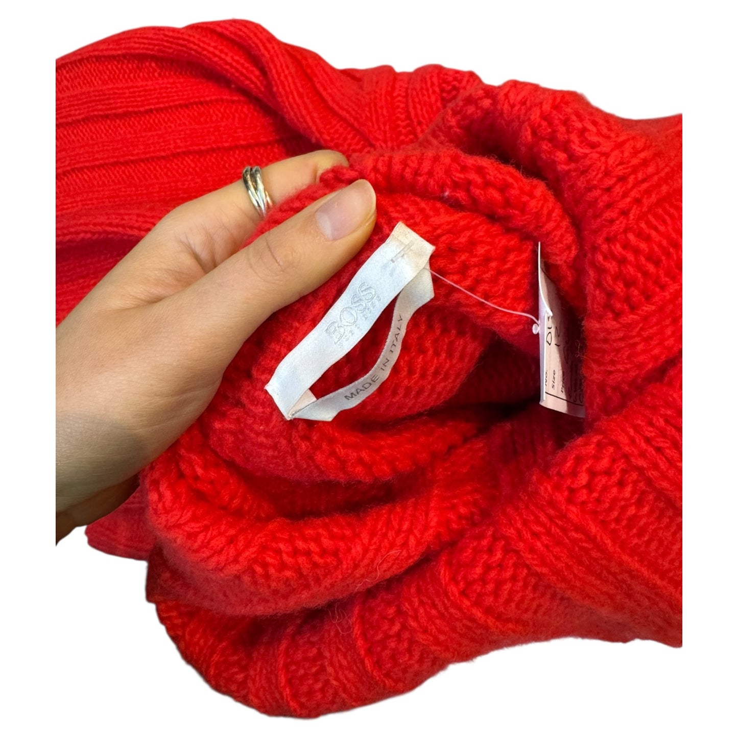 Boss Red Chunky Polo Neck Jumper - 12