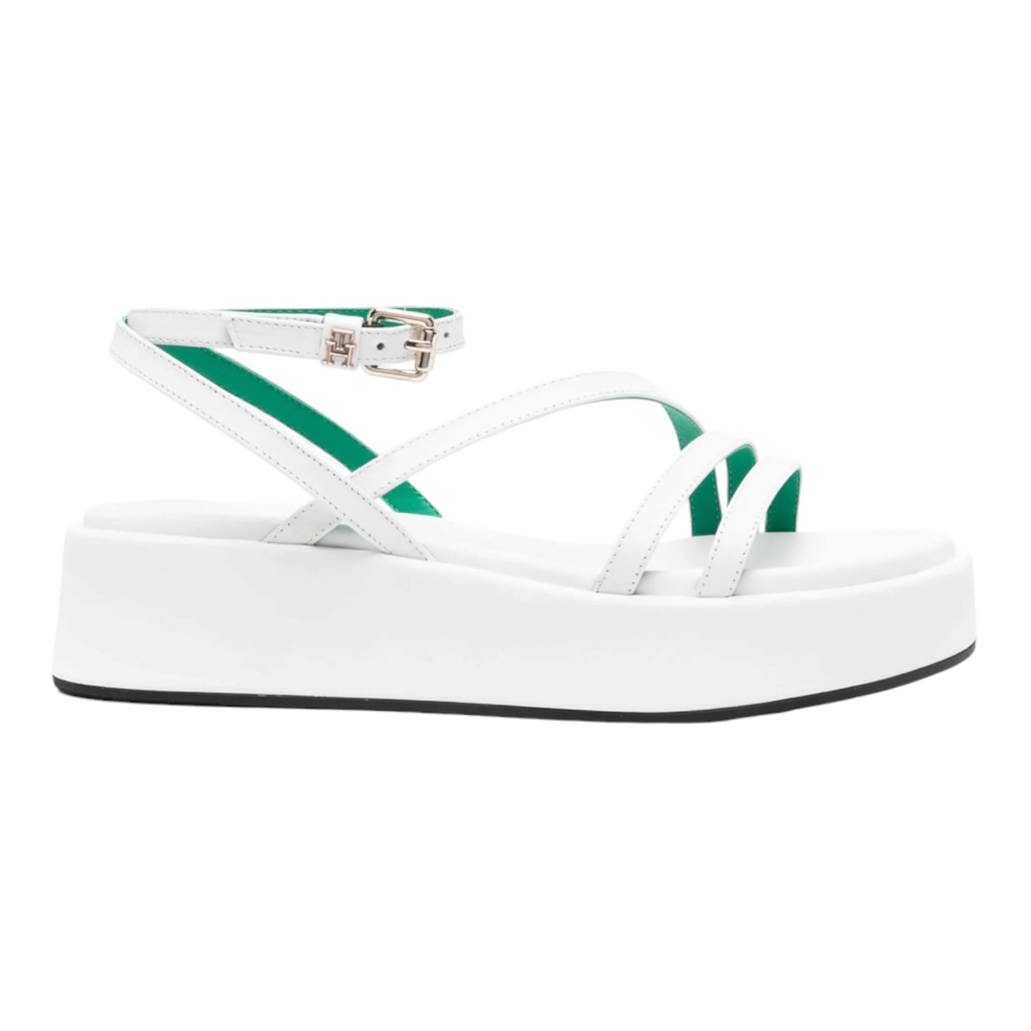 Tommy Hilfiger White Platform Sandals - 37/4 - NEW