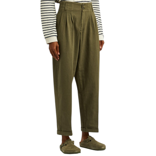 YMC Khaki 'Keaton' Trousers - 12