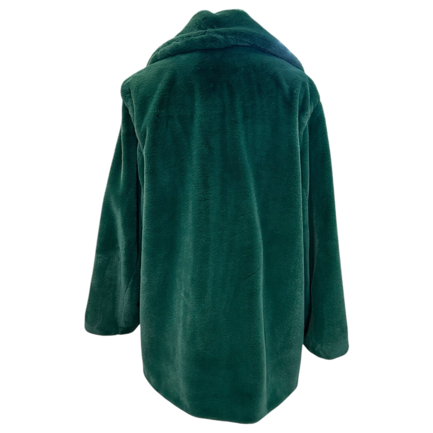Each Other Green Faux Fur Coat - 12/14