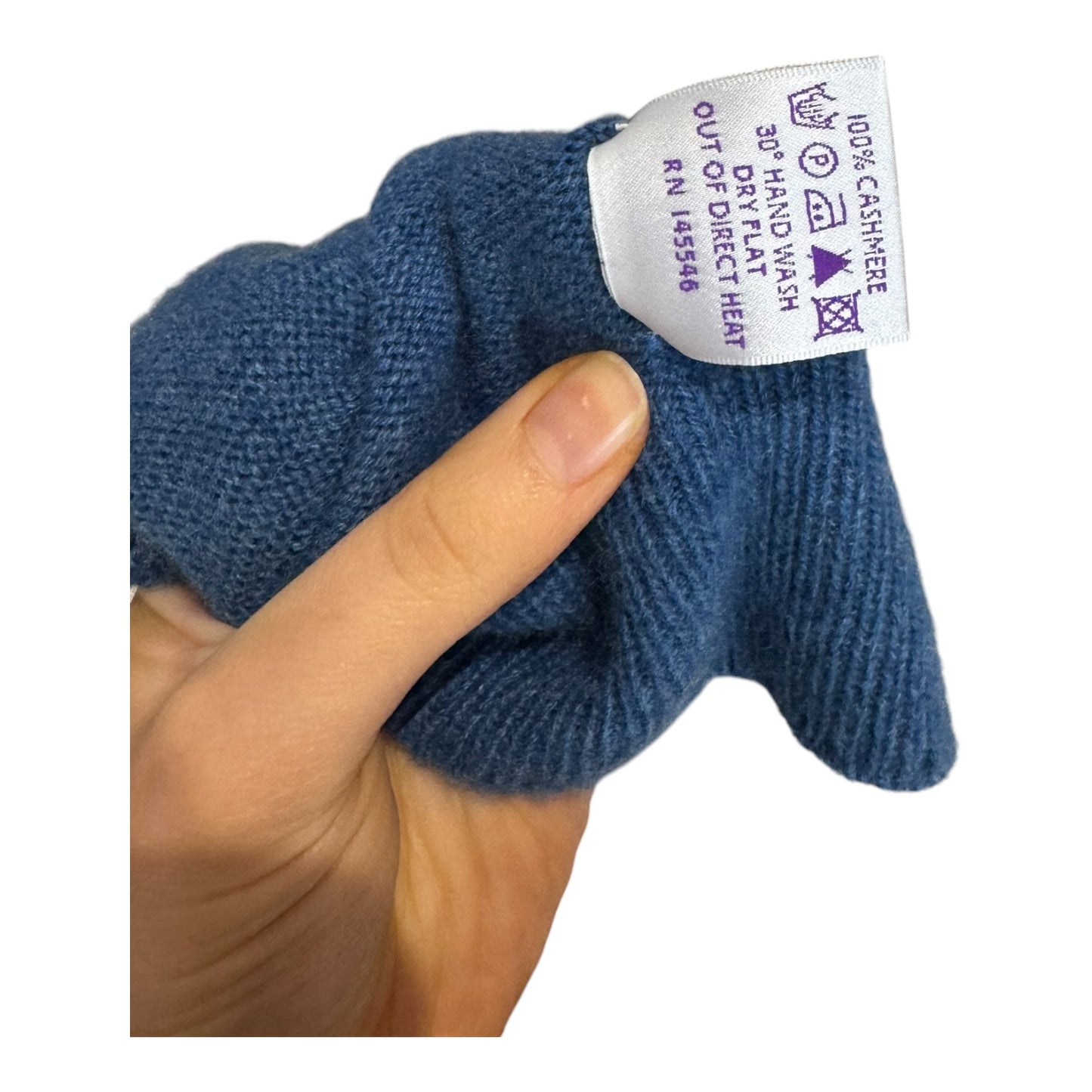 Brora Mid Blue Cashmere Tank - 8