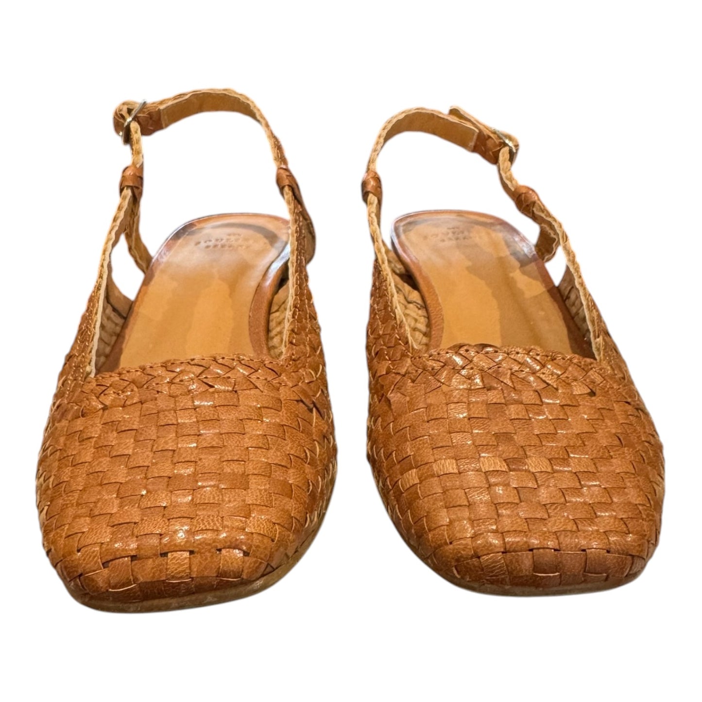 Sézane Noemie Heeled Pumps in Braided Leather - 37/4