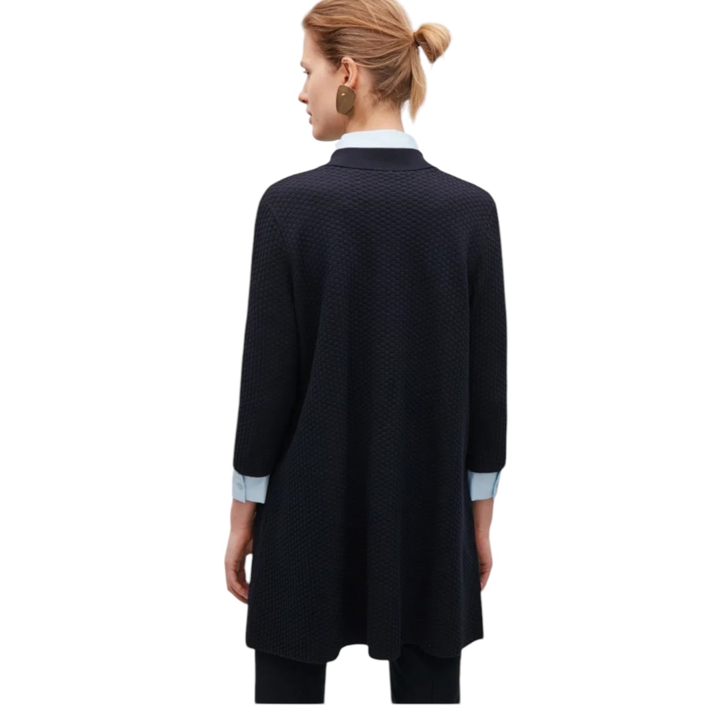 COS Navy Longline Cardigan - 10