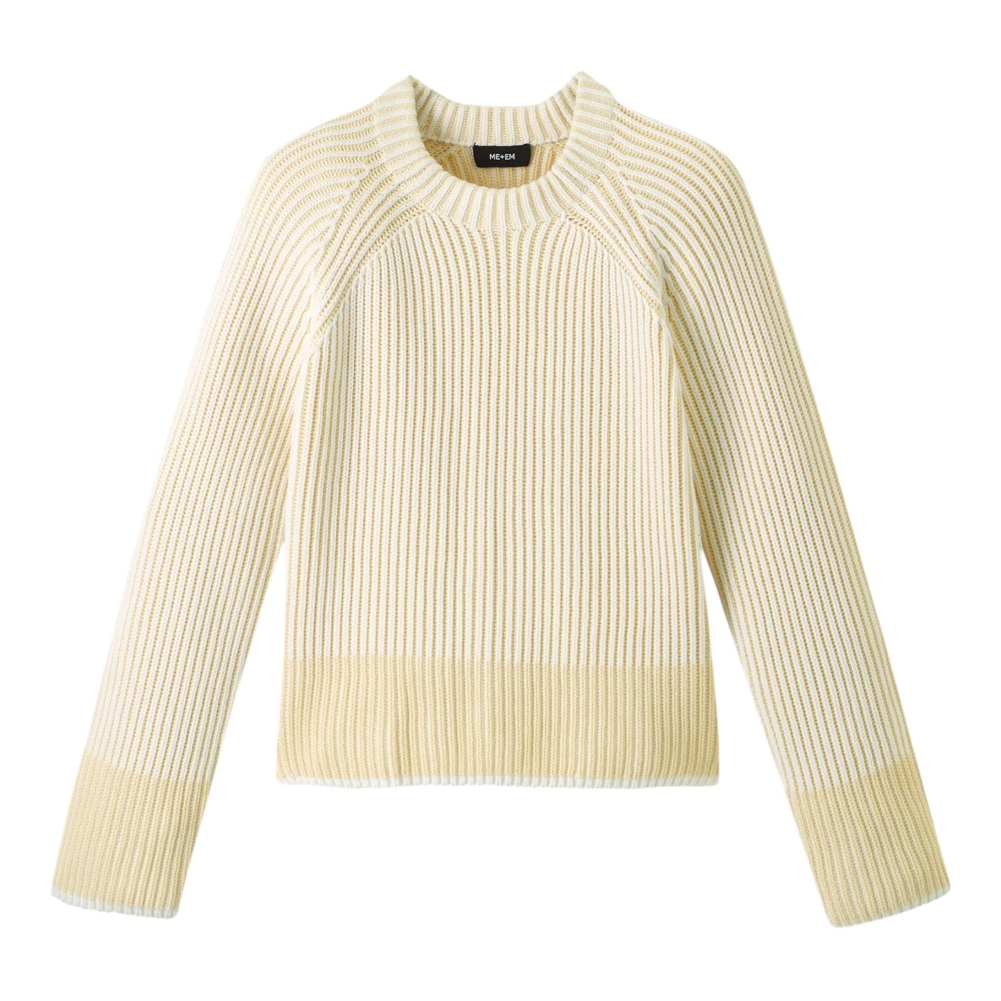 Me + Em Cream Cotton Crewneck Jumper - 10