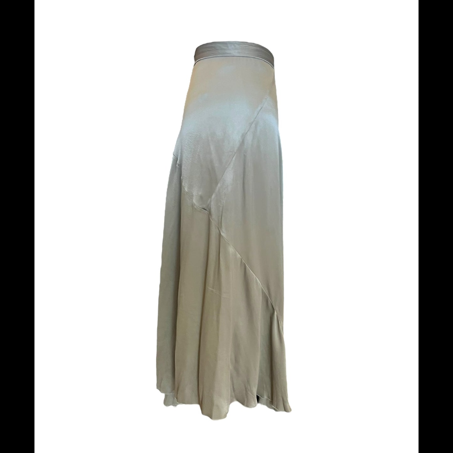 Rubens Saloner Khaki Midi Skirt - 10