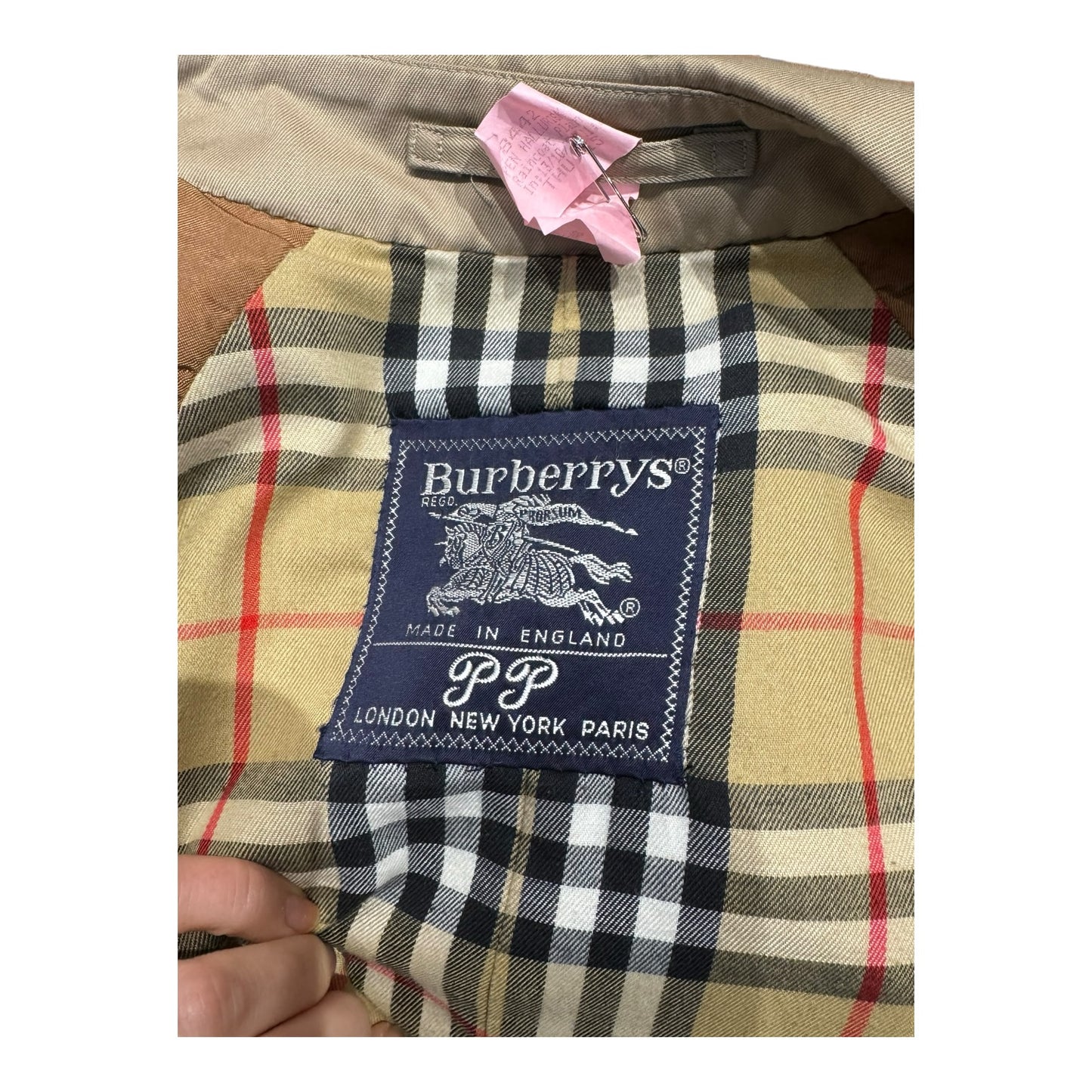 Burberry Double Breasted Trench Coat - 12P