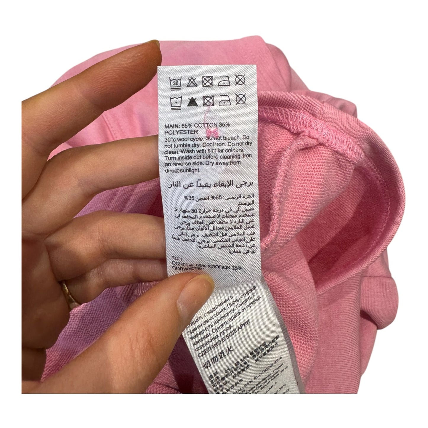 Mint Velvet Pink Double-Cuff Overshirt - 12/14
