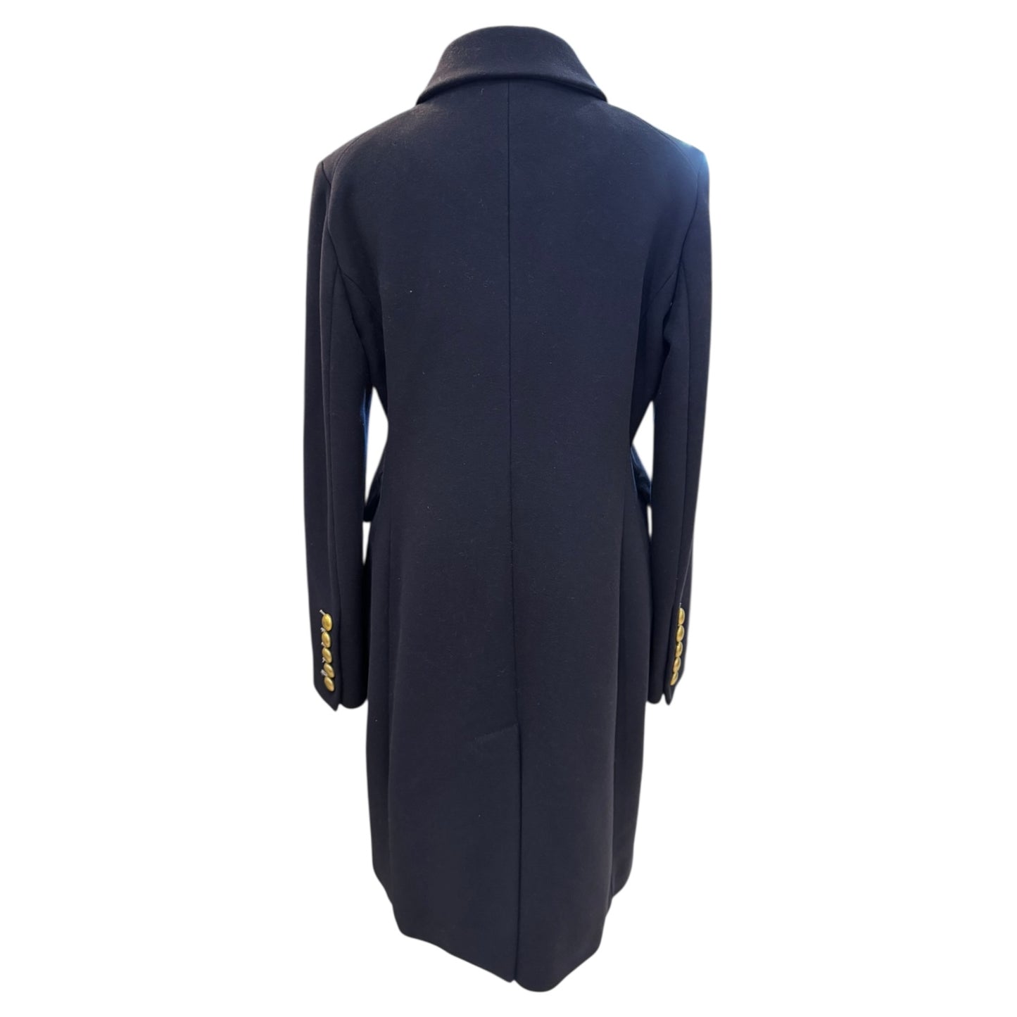 Marc Jacobs Navy Virgin Wool Coat - 10