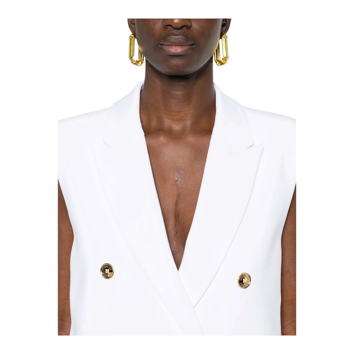 Moschino Couture White Blazer Gilet - 10/12