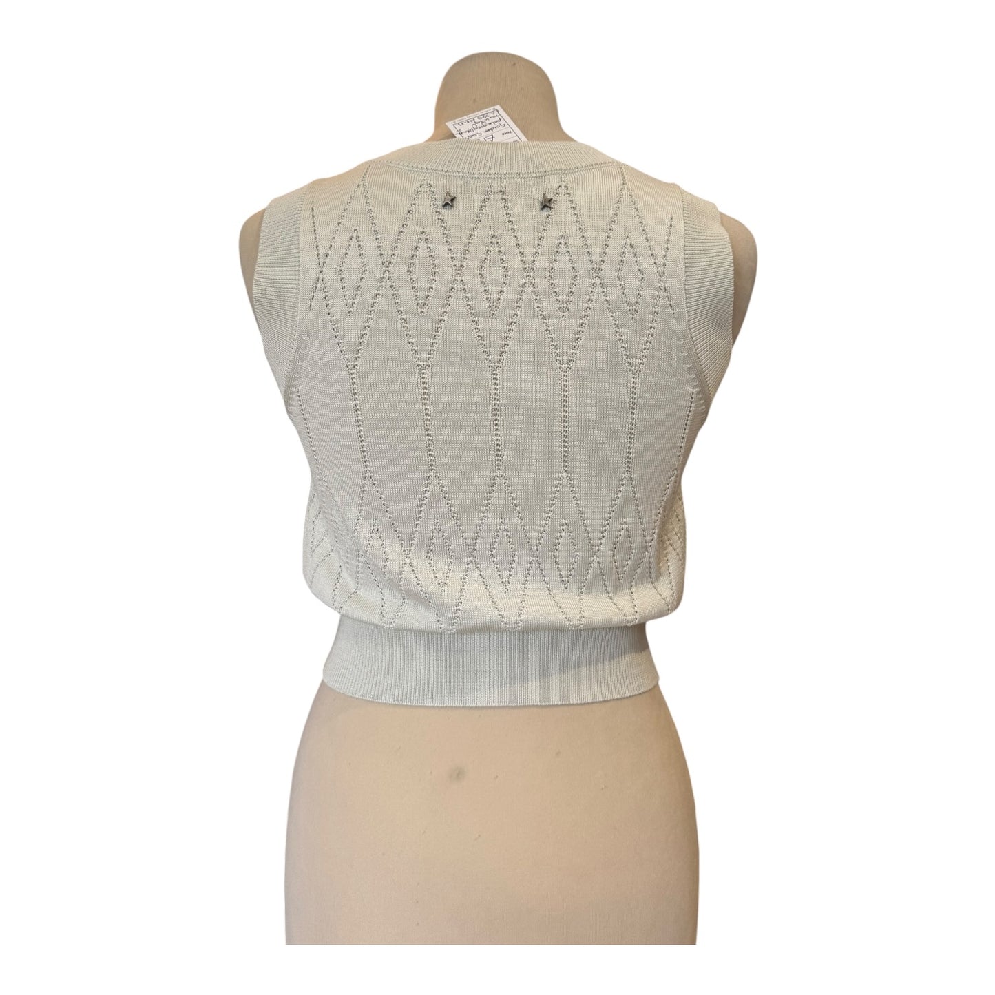 Golden Goose Tank Top in Baby Blue Knit - 10