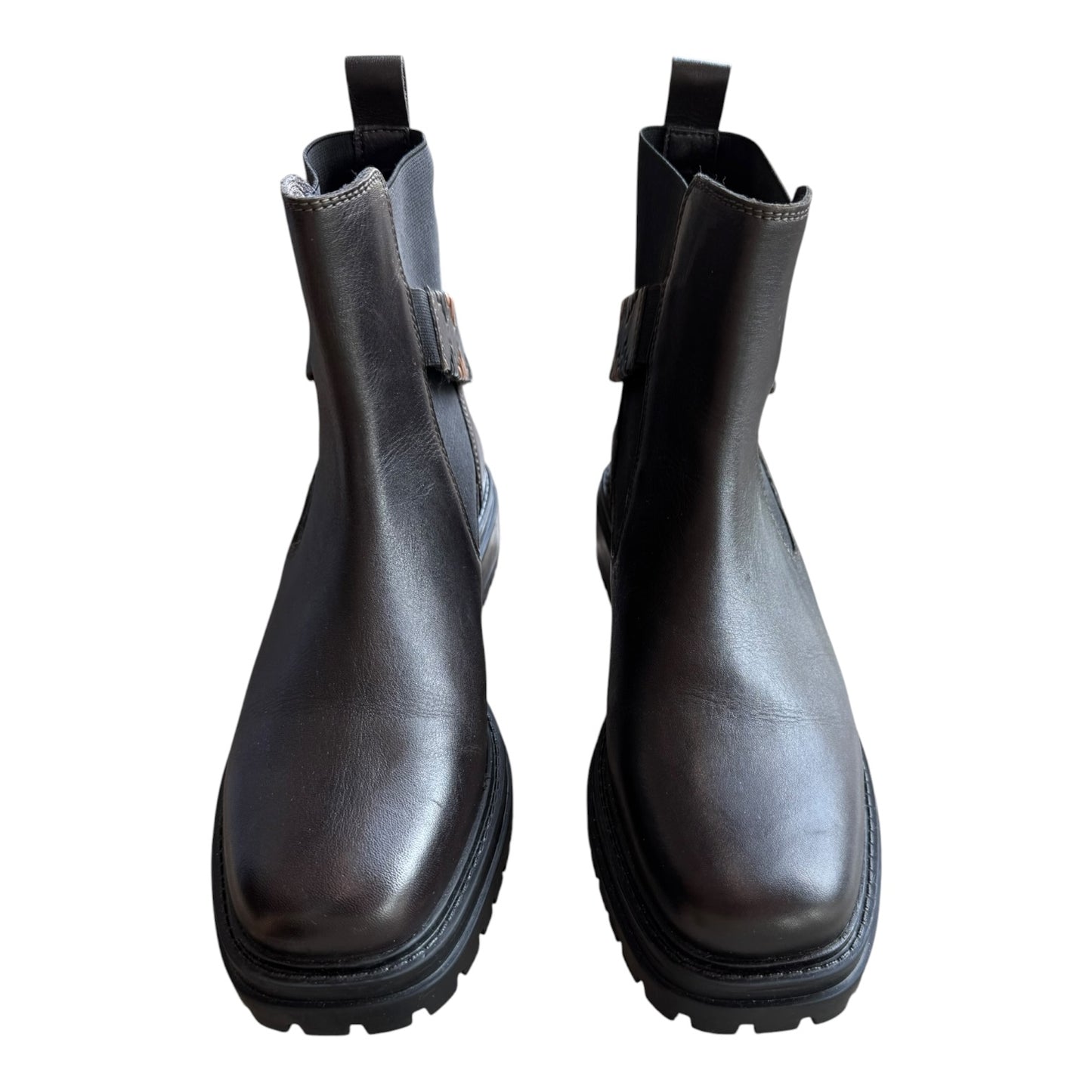 Osprey London Guildford Chelsea Leather Chocolate Boots - 39/6 - NEW