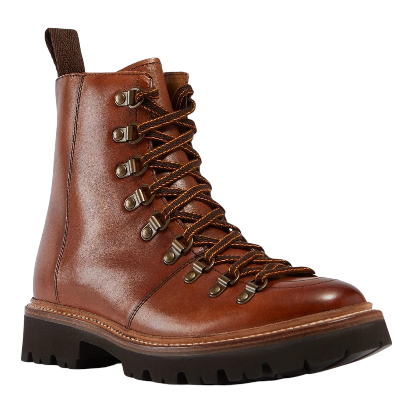 Grenson Nanette Hand Painted Leather Hiking Style Boots - 38/5