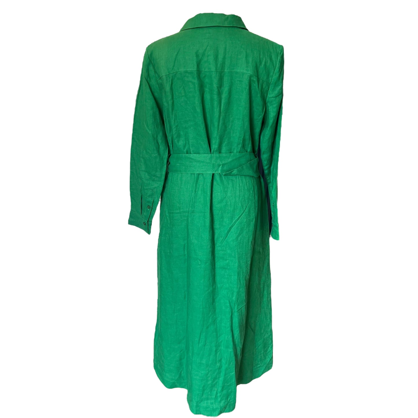 Jaeger Linen Green Linen Dress - 12