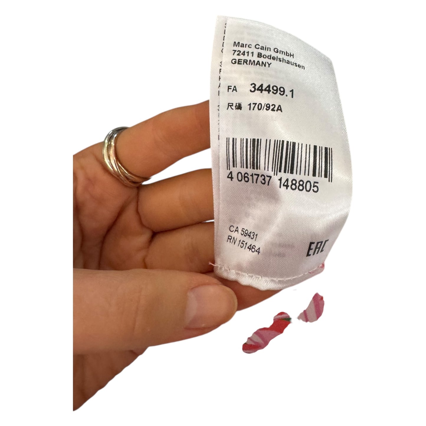 Marc Cain Pink and Green Silk Blend Blouse - 12/14