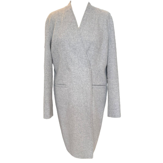 L. K. Bennett Grey Wool and Cashmere Coat - 10