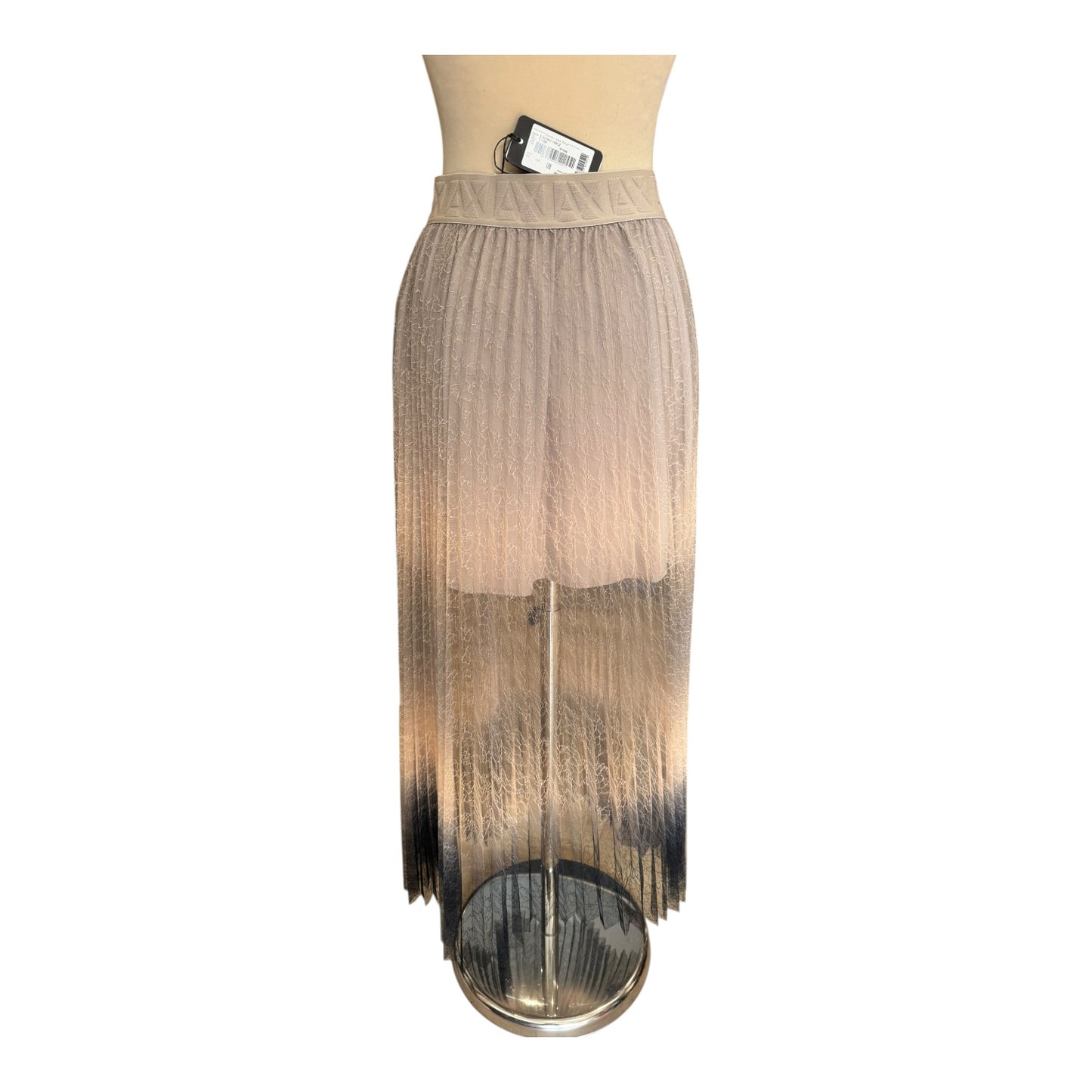Armani Exchange Gradient Effect Pleated Skirt - 8/10 - NEW
