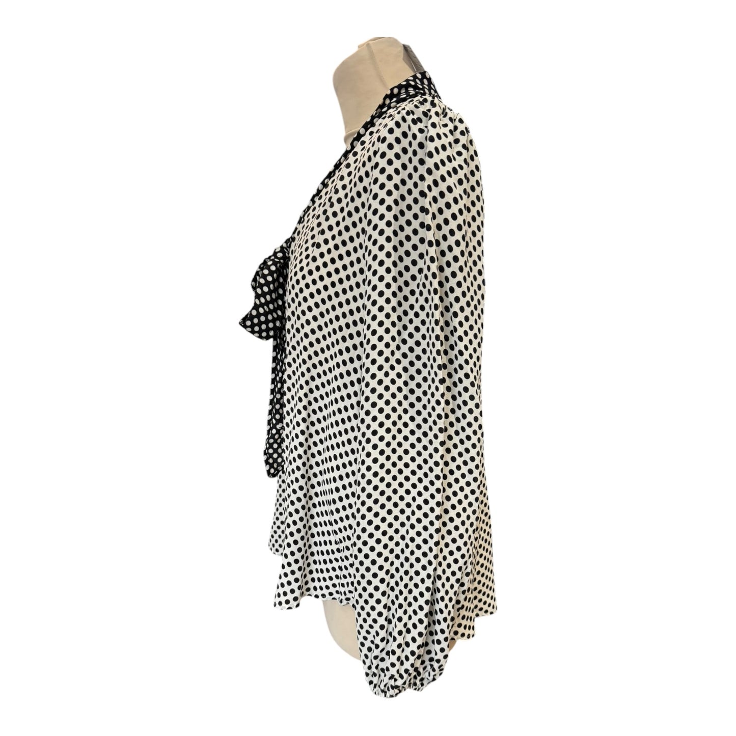 Rixo Polka Dot Silk Blouse - 14