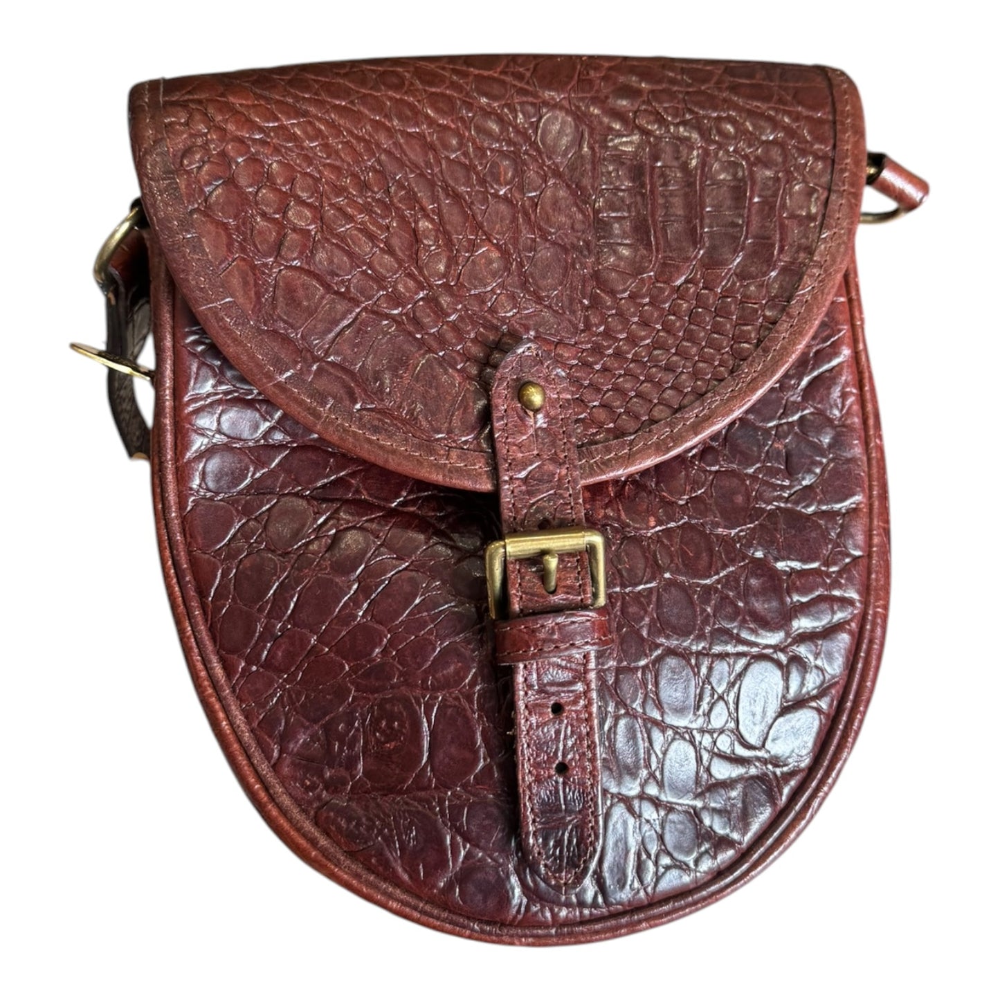 Mulberry Brown Congo Leather Crossbody Bag
