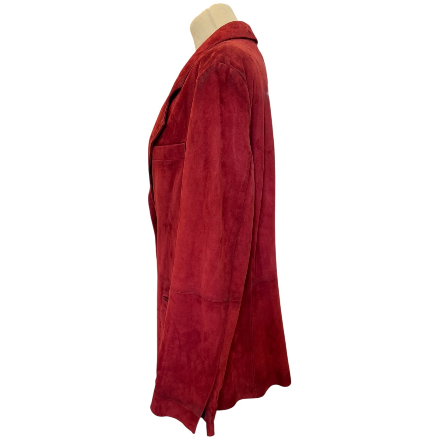 Golden Goose Maroon Suede Jacket - 12/14