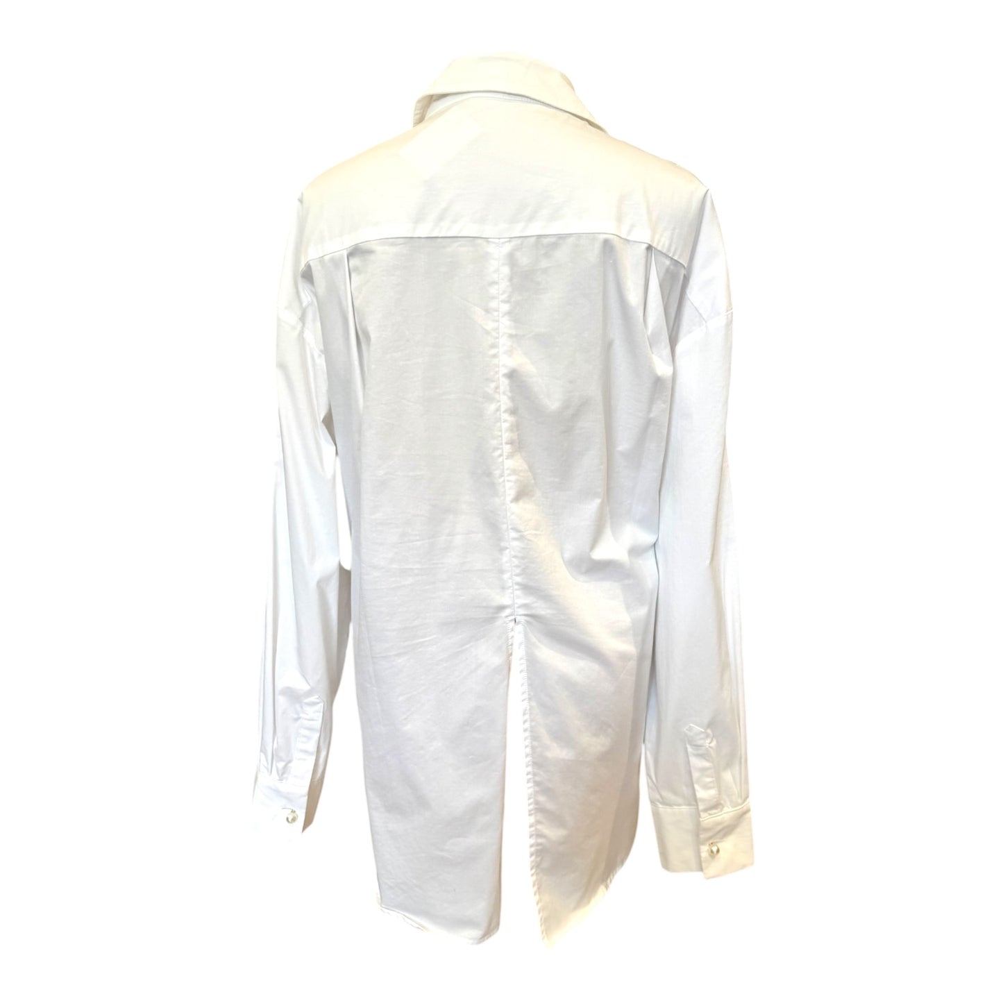 Uchuu White Pearl Button Shirt - 14