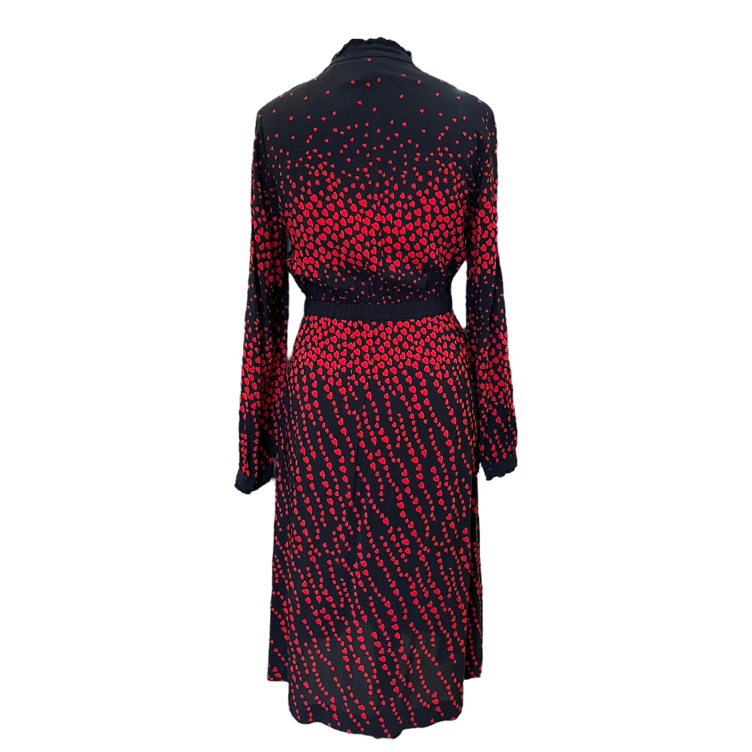 Idano Red and Black Heart Dress – Deja Vu Belfast