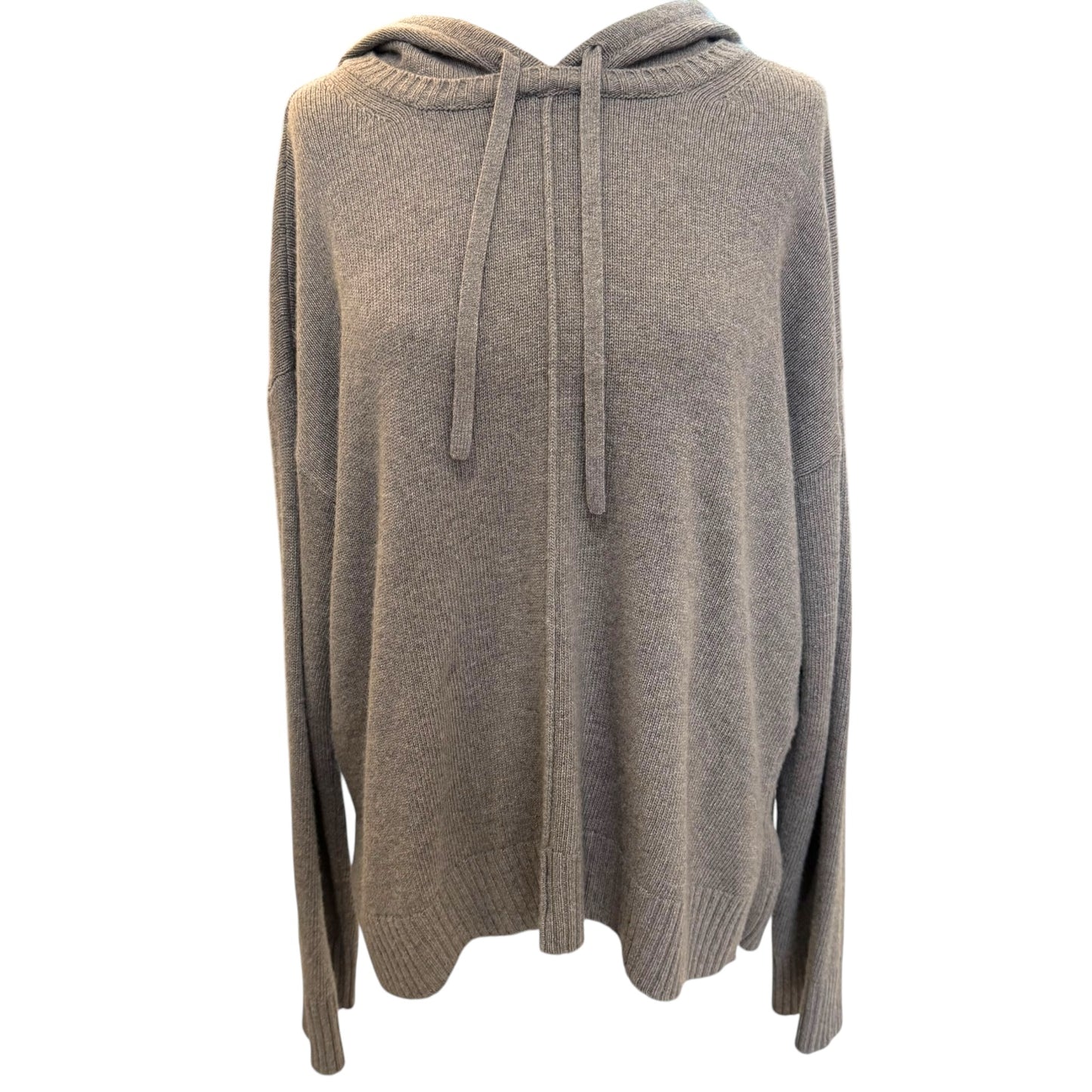 Weekend Max Mara Taupe Knit Hoodie - 14/16