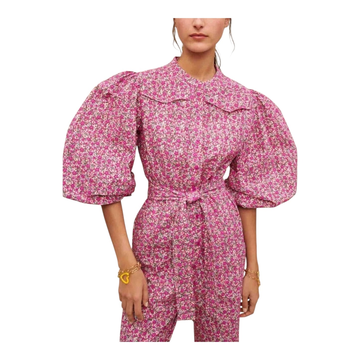 Maje Floral Printed Jumpsuit - 10