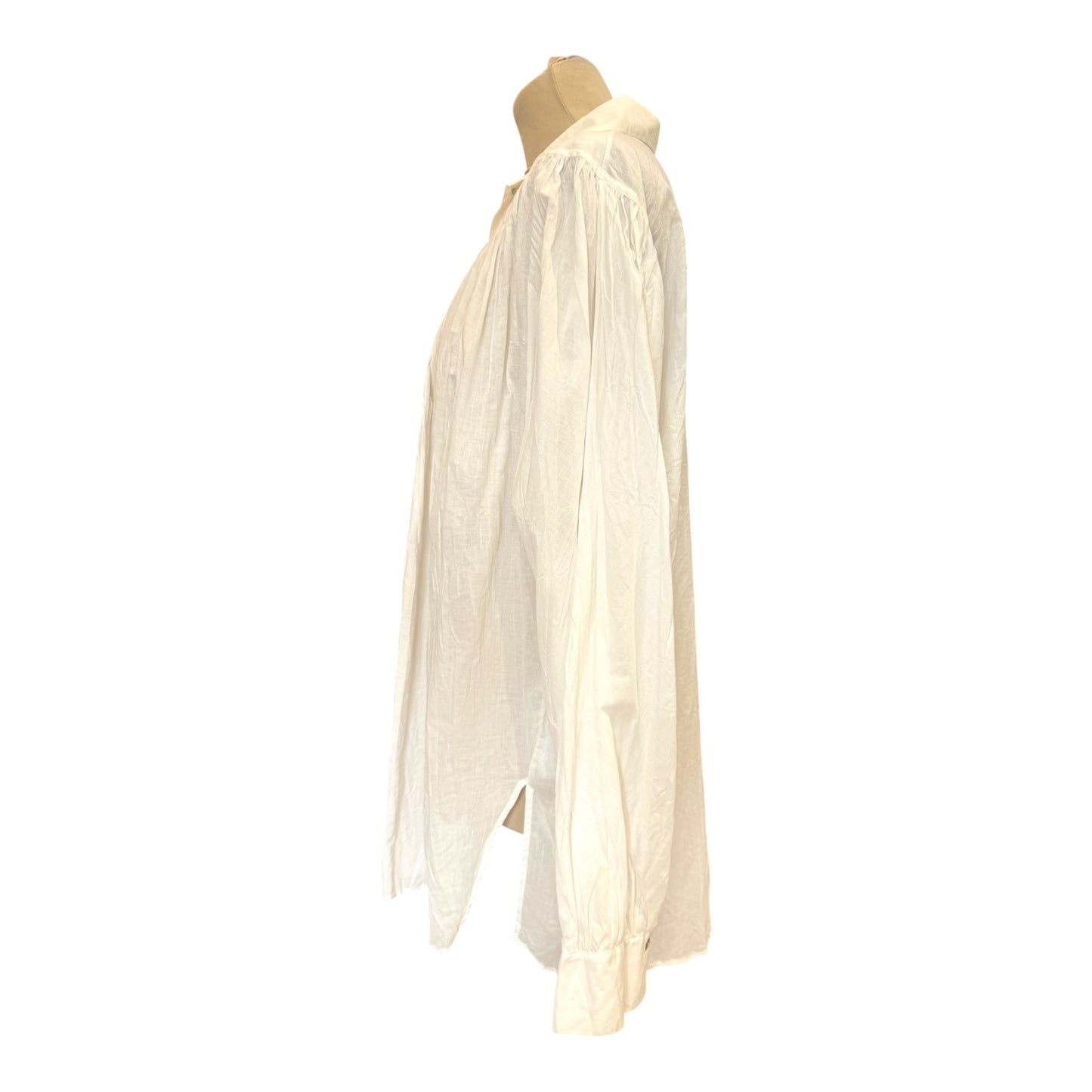 Massimo Dutti White Tunic Shirt - 10